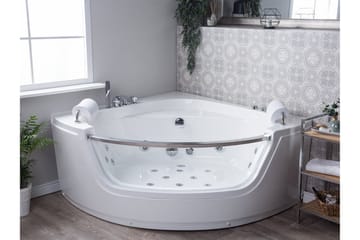 Mangle Boblekar 192 cm - Hvit - Hus & oppussing - Kjøkken & bad - Baderom - Badekar
