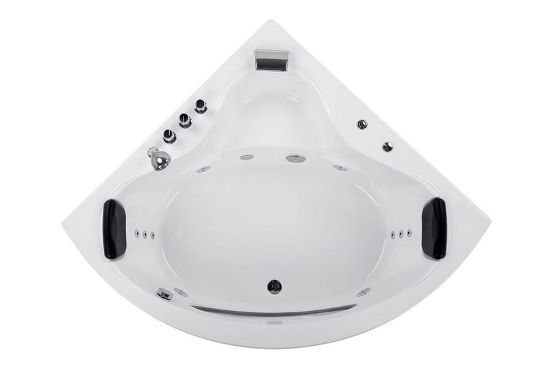 Titaguas Boblebad LED-belysning 146 cm - Hvit - Hus & oppussing - Kjøkken & bad - Baderom - Badekar