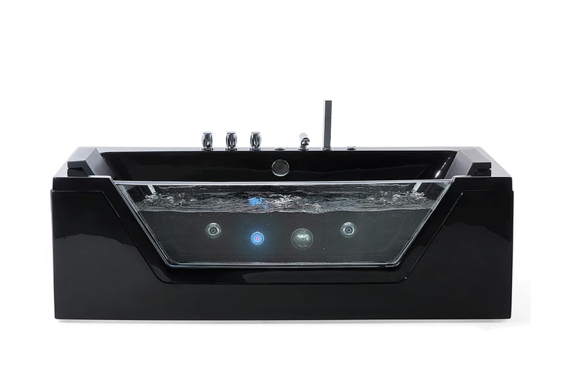 Wondah Boblebad LED-belysning 150 cm - Svart - Hus & oppussing - Kjøkken & bad - Baderom - Badekar