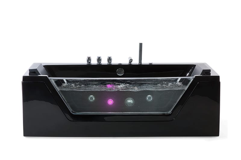 Wondah Boblebad LED-belysning 150 cm - Svart - Hus & oppussing - Kjøkken & bad - Baderom - Badekar