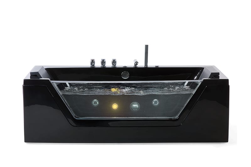 Wondah Boblebad LED-belysning 150 cm - Svart - Hus & oppussing - Kjøkken & bad - Baderom - Badekar