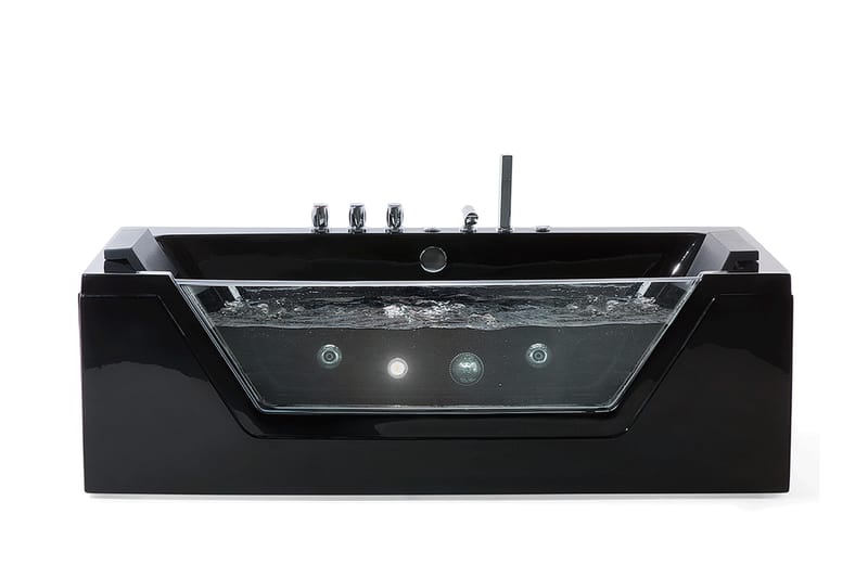 Wondah Boblebad LED-belysning 150 cm - Svart - Hus & oppussing - Kjøkken & bad - Baderom - Badekar