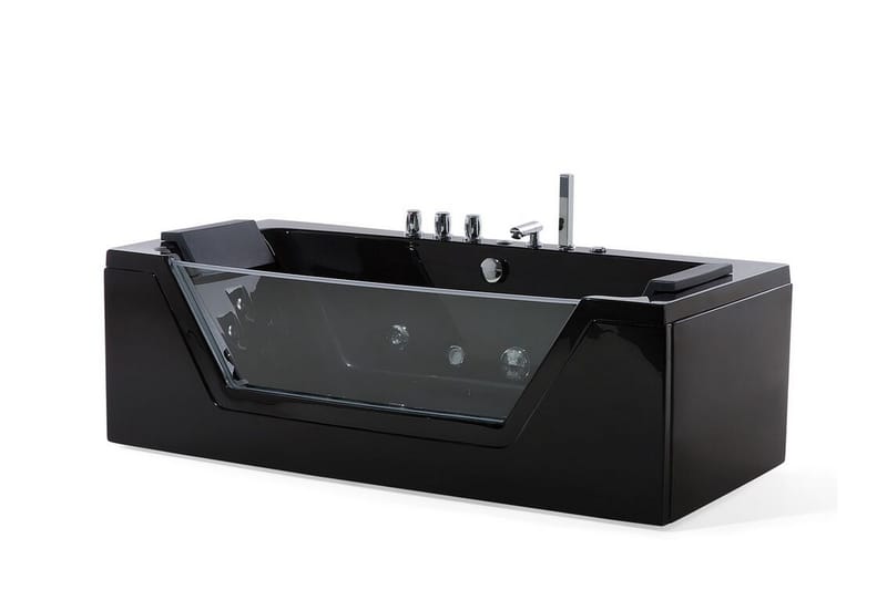 Wondah Boblebad LED-belysning 150 cm - Svart - Hus & oppussing - Kjøkken & bad - Baderom - Badekar