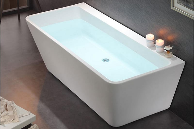 Andrum Badekar 150 cm - Hvit - Frittstående badekar