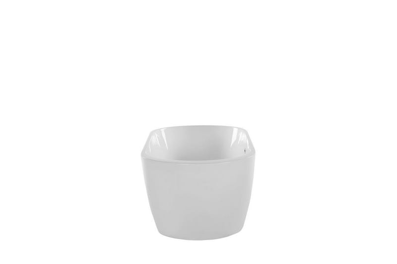 Badekar frittstående 160 cm Hvit NEVIS - Hvit - Hus & oppussing - Kjøkken & bad - Baderom - Badekar