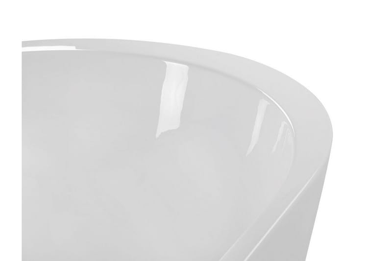Badekar frittstående 160 cm Hvit NEVIS - Hvit - Hus & oppussing - Kjøkken & bad - Baderom - Badekar