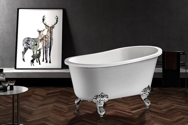 Badekar med Føtter Bathlife Chill - Hvit - Hus & oppussing - Kjøkken & bad - Baderom - Badekar