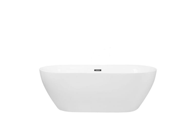 Badkar frittstående 150 cm hvit CARRERA - Hvit - Hus & oppussing - Kjøkken & bad - Baderom - Badekar