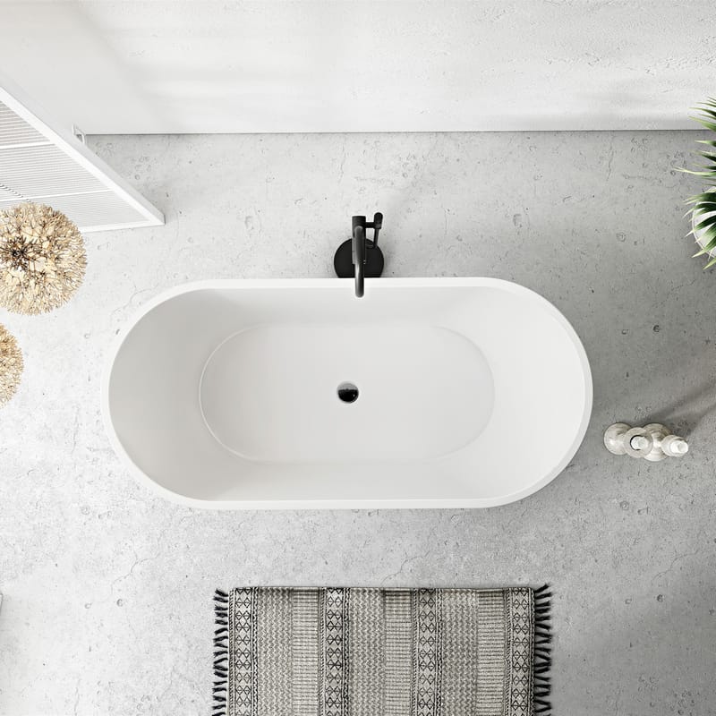 Ideal Badekar Bathlife Frittstående rundt - Hus & oppussing - Kjøkken & bad - Baderom - Badekar - Frittstående badekar