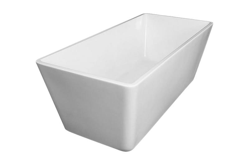 Ideal Frittstående Badekar 160 cm - Hvit - Hus & oppussing - Kjøkken & bad - Baderom - Badekar