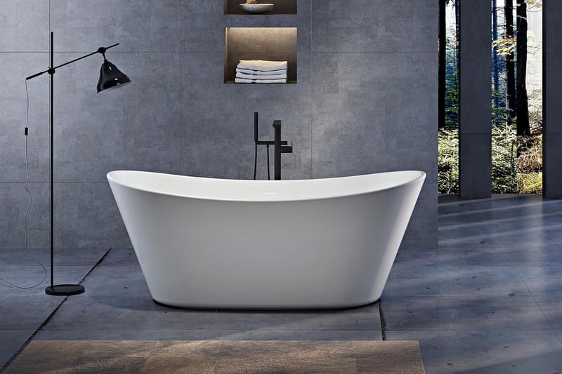 Ideal Relax Badekar - Hvit - Frittstående badekar