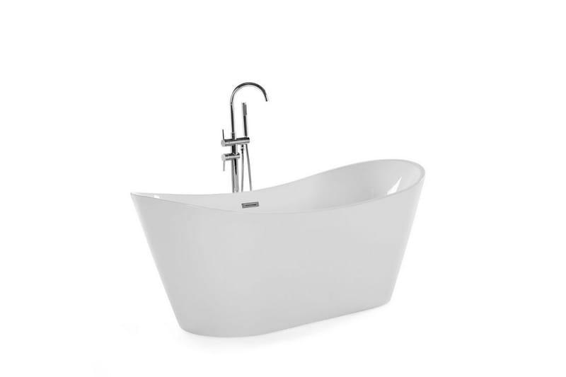 Menailo Badekar Frittstående 150 cm - Hvit - Hus & oppussing - Kjøkken & bad - Baderom - Badekar