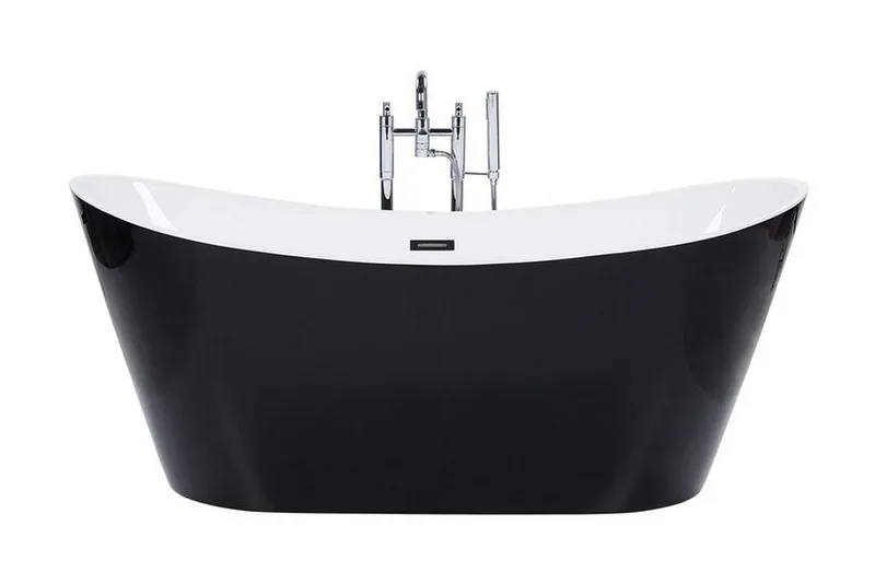 Menailo Badekar Frittstående 170 cm, Svart