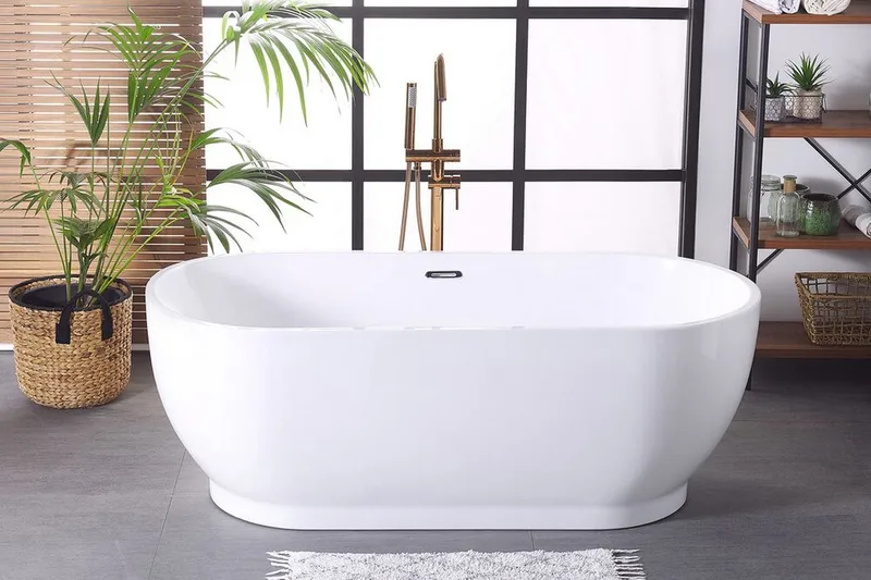 Mirantes Badekar Frittstående - Hvit - Hus & oppussing - Kjøkken & bad - Baderom - Badekar - Frittstående badekar