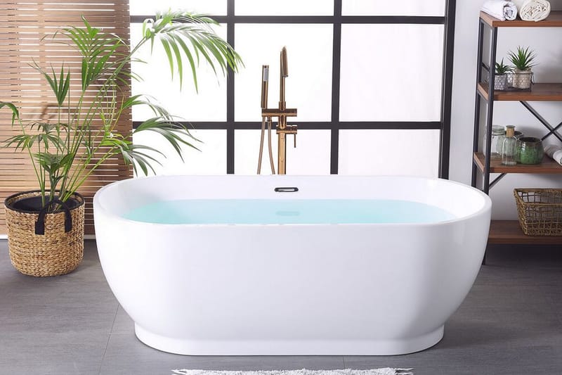 Mirantes Badekar Frittstående - Hvit - Hus & oppussing - Kjøkken & bad - Baderom - Badekar - Frittstående badekar