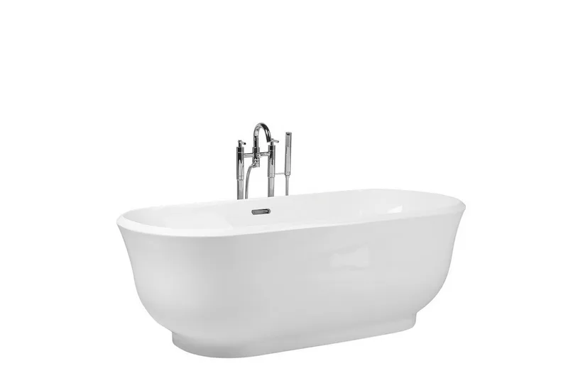 Tesoro Badekar 170 cm - Hvit - Hus & oppussing - Kjøkken & bad - Baderom - Badekar - Frittstående badekar