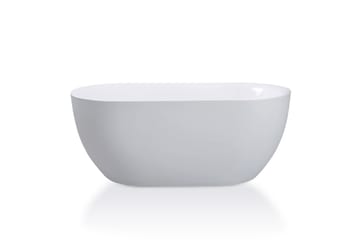 Lykke Badekar Arctic Deluxe 150x75x58 cm - Hvit - Hus & oppussing - Kjøkken & bad - Baderom - Badekar