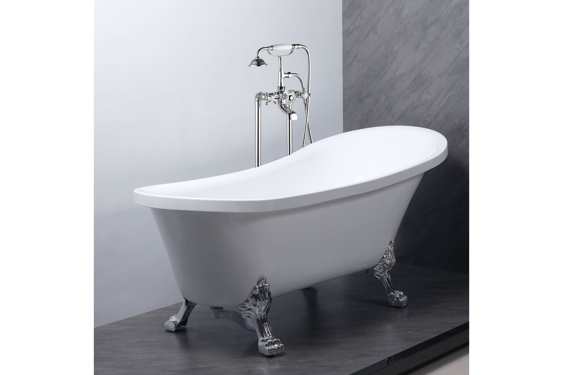 Lykke Badekar Nordic Deluxe 150x75x71 cm - Hvit - Hus & oppussing - Kjøkken & bad - Baderom - Badekar