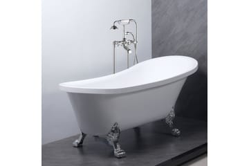 Lykke Badekar Nordic Deluxe 150x75x71 cm - Hvit - Hus & oppussing - Kjøkken & bad - Baderom - Badekar