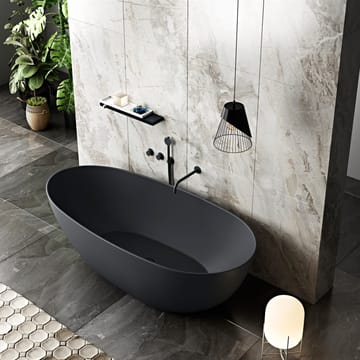 Badekar Bathlife Klok Svart - Hus & oppussing - Kjøkken & bad - Baderom - Badekar