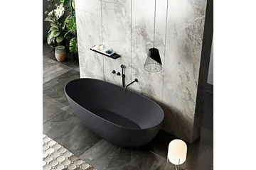Badkar Bathlife Svart - Hus & oppussing - Kjøkken & bad - Baderom - Badekar