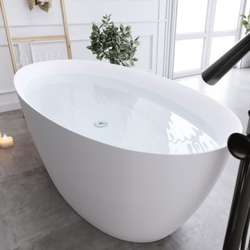 Bathlife Sund Sittebadekar 170 cm - Matt hvit - Hus & oppussing - Kjøkken & bad - Baderom - Badekar