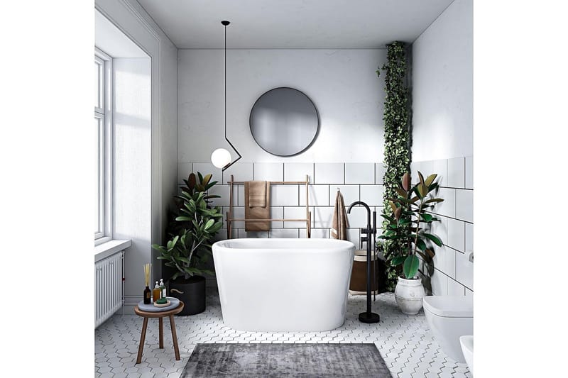 Sittbadkar Bathlife Vit - Hus & oppussing - Kjøkken & bad - Baderom - Badekar
