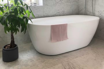 Sittbadkar Bathlife Vit - Hus & oppussing - Kjøkken & bad - Baderom - Badekar - Frittstående badekar