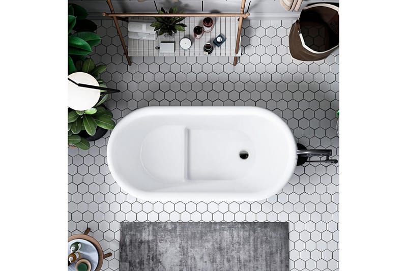 Sittbadkar Bathlife Vit - Hus & oppussing - Kjøkken & bad - Baderom - Badekar