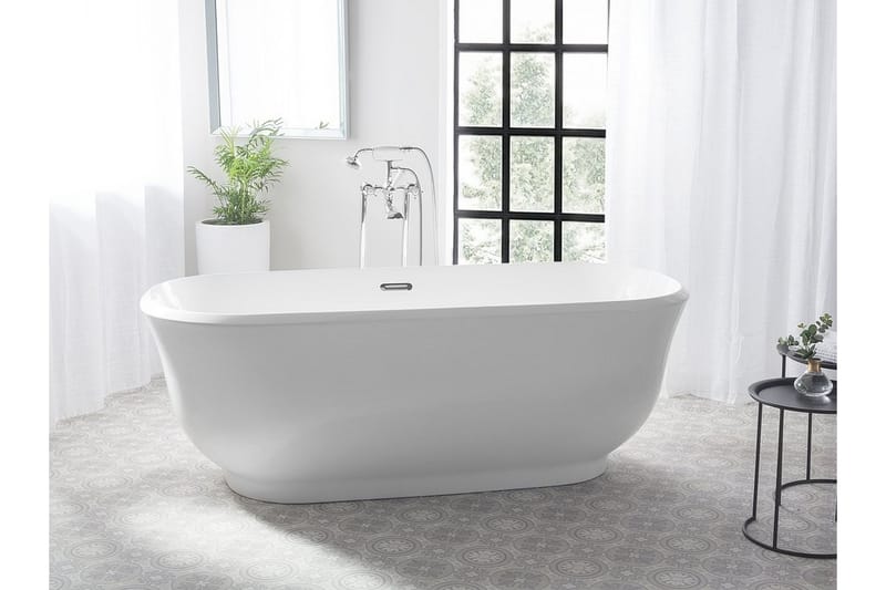 Tesoro Badekar 170 cm - Hvit - Frittstående badekar