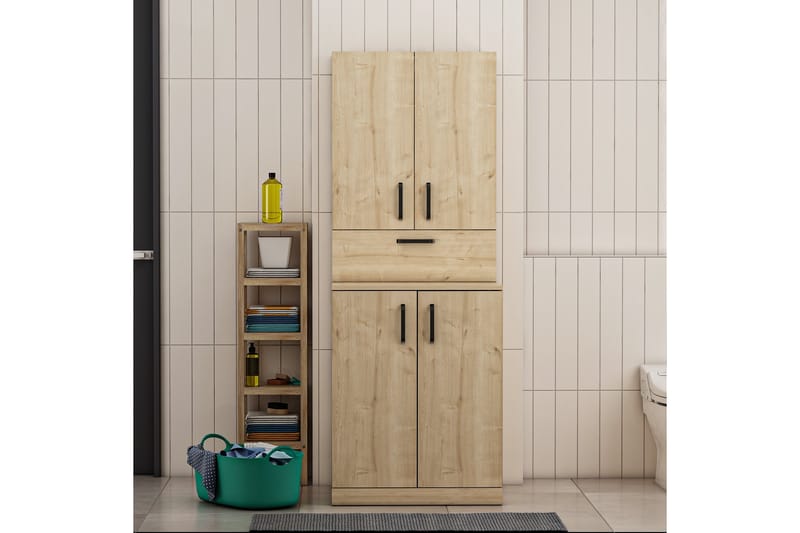 Palmira Baderomsskap 70x90 cm Lys Brun - Hanah Home - Hus & oppussing - Kjøkken & bad - Baderom - Baderomsmøbler & baderomsinnredning - Baderomsskap