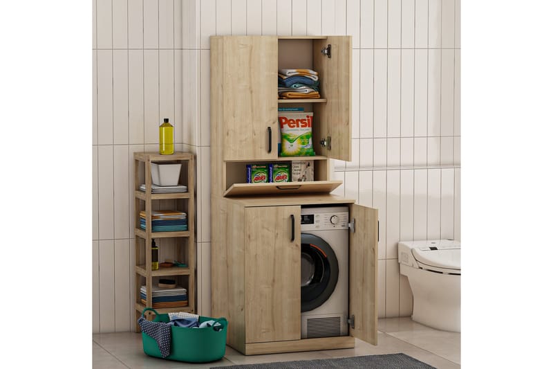 Palmira Baderomsskap 70x90 cm Lys Brun - Hanah Home - Hus & oppussing - Kjøkken & bad - Baderom - Baderomsmøbler & baderomsinnredning - Baderomsskap
