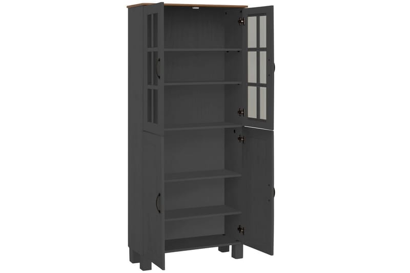 Alby Høyskap til Bad 130x75x30 cm - Grå - Hus & oppussing - Kjøkken & bad - Baderom - Baderomsmøbler & baderomsinnredning - Baderomsskap