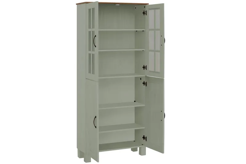 Alby Høyskap til Bad 130x75x30 cm - Grønn - Hus & oppussing - Kjøkken & bad - Baderom - Baderomsmøbler & baderomsinnredning - Baderomsskap