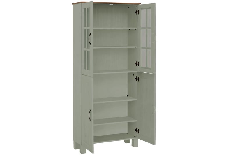 Alby Høyskap til Bad 130x75x30 cm - Grønn - Hus & oppussing - Kjøkken & bad - Baderom - Baderomsmøbler & baderomsinnredning - Baderomsskap