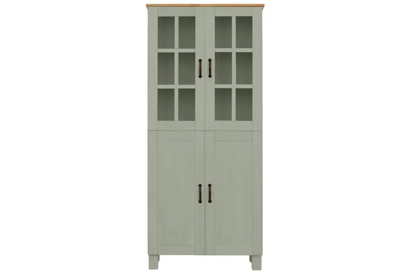 Alby Høyskap til Bad 130x75x30 cm - Grønn - Hus & oppussing - Kjøkken & bad - Baderom - Baderomsmøbler & baderomsinnredning - Baderomsskap