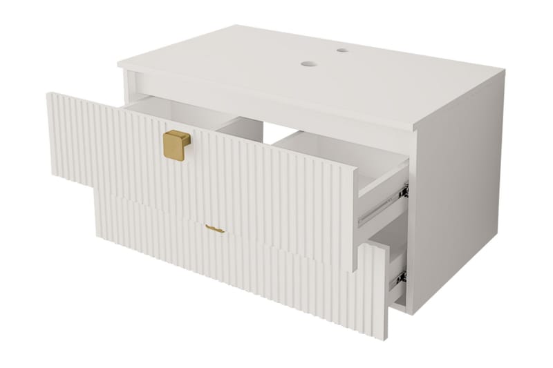 Alima Møbelsett for Bad - Svart - Hus & oppussing - Kjøkken & bad - Baderom - Baderomsmøbler & baderomsinnredning - Komplette møbelpakker