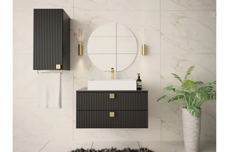 Alima Møbelsett til Bad - Hus & oppussing - Kjøkken & bad - Baderom - Baderomsmøbler & baderomsinnredning - Komplette møbelpakker