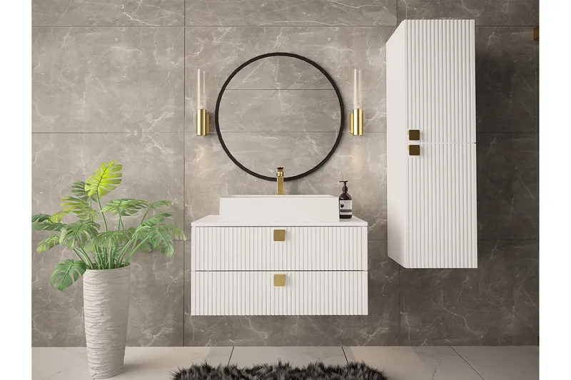 Alima Møbelsett til Bad - Hus & oppussing - Kjøkken & bad - Baderom - Baderomsmøbler & baderomsinnredning - Komplette møbelpakker