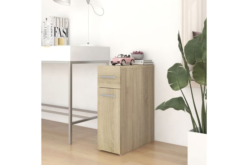 Apotekskap sonoma eik 20x45,5x60 cm sponplater - Brun - Hus & oppussing - Kjøkken & bad - Baderom - Baderomsmøbler & baderomsinnredning - Veggskap & høyskap