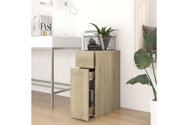 Apotekskap sonoma eik 20x45,5x60 cm sponplater - Brun - Hus & oppussing - Kjøkken & bad - Baderom - Baderomsmøbler & baderomsinnredning - Veggskap & høyskap