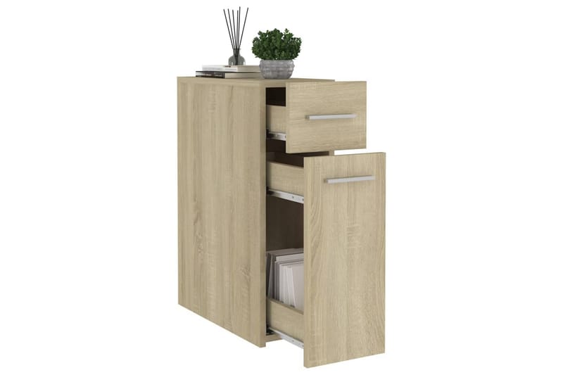 Apotekskap sonoma eik 20x45,5x60 cm sponplater - Brun - Hus & oppussing - Kjøkken & bad - Baderom - Baderomsmøbler & baderomsinnredning - Veggskap & høyskap