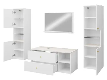 Askersund Baderomsmøbelsett - Beige - Hus & oppussing - Kjøkken & bad - Baderom - Baderomsmøbler & baderomsinnredning - Komplette møbelpakker