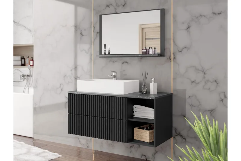 Askersund Møbelsett til Bad - Hus & oppussing - Kjøkken & bad - Baderom - Baderomsmøbler & baderomsinnredning - Komplette møbelpakker