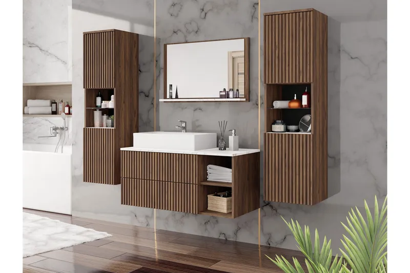 Askersund Møbelsett til Bad - Hus & oppussing - Kjøkken & bad - Baderom - Baderomsmøbler & baderomsinnredning - Komplette møbelpakker