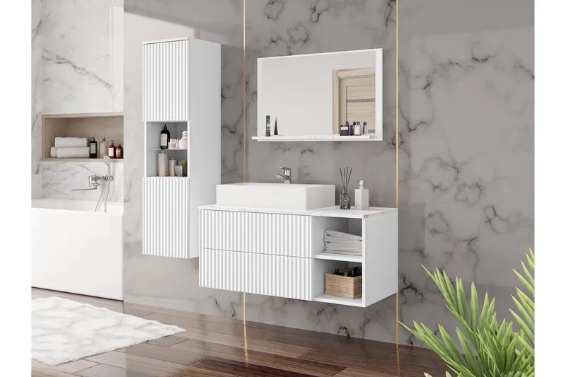 Askersund Møbelsett til Bad - Hus & oppussing - Kjøkken & bad - Baderom - Baderomsmøbler & baderomsinnredning - Komplette møbelpakker