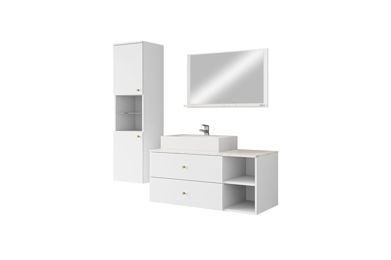 Askersund Møbelsett til Bad - Hus & oppussing - Kjøkken & bad - Baderom - Baderomsmøbler & baderomsinnredning - Komplette møbelpakker
