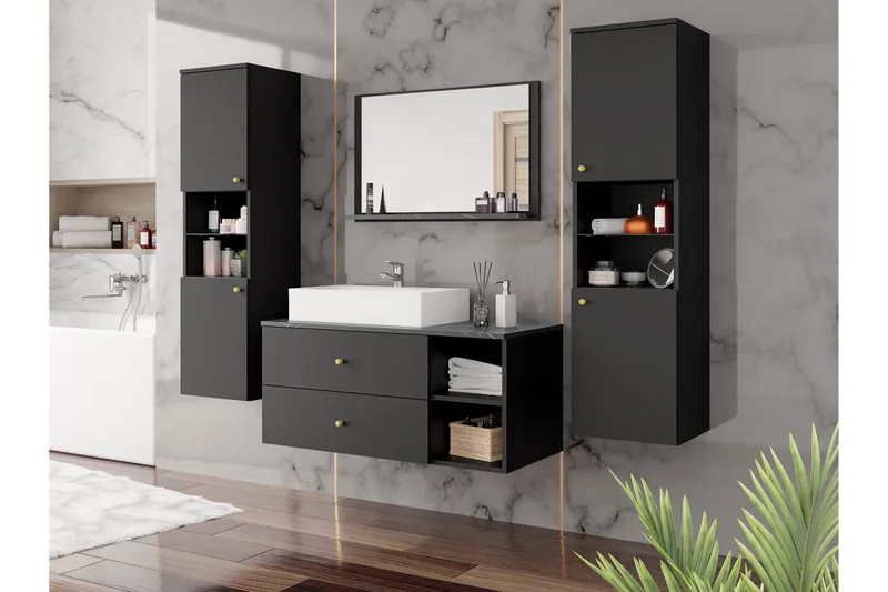 Askersund Møbelsett til Bad - Hus & oppussing - Kjøkken & bad - Baderom - Baderomsmøbler & baderomsinnredning - Komplette møbelpakker