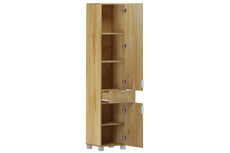 Atlas Høyskap til Bad 181x38x36 cm - Natur - Hus & oppussing - Kjøkken & bad - Baderom - Baderomsmøbler & baderomsinnredning - Baderomsskap