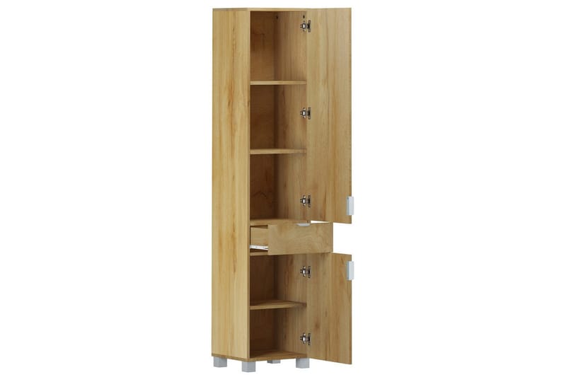 Atlas Høyskap til Bad 181x38x36 cm - Natur - Hus & oppussing - Kjøkken & bad - Baderom - Baderomsmøbler & baderomsinnredning - Baderomsskap